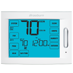 12" Touchscreen Universal Thermostat, 7 or 5-2 Day, 4H/2C 