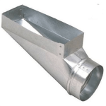 Register Boot, Center-End, 90 Deg, #202R, 10 x 4 x 5"