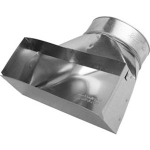Straight Register Boot, #601P, 14 x 4 x 8"