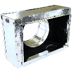 Register Box 4" Tall w/ Snap Rail Flange, #641, 10 x 6 x 6"