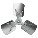 Fan Blade, 22", CW, 3-34, 1/2" Bore