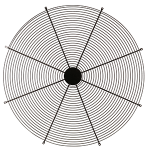 Fan Guard, 28.7" Diameter, Black